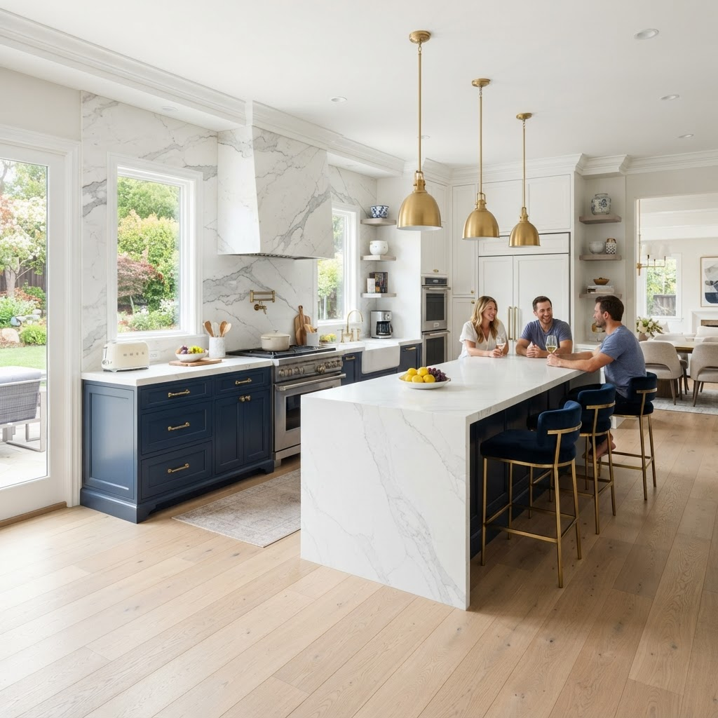 Luxury kitchen remodeling in Massachusetts